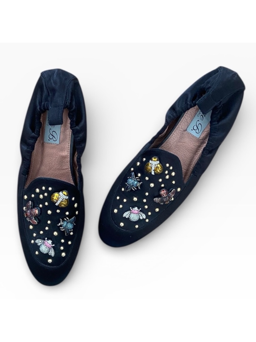 Diane B. Satin Bug Flats